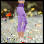 Leggings Capri ELIJA SUS personalizados DE COLOR de yoga para las<br><div class="desc">¡ELIJA SUS personalizados DE COLOR de yoga para capri leggings! Borde a borde impreso, con su nombre en un gran guión morado oscuro arriba de una pierna! La muestra es de color púrpura pálido con cintura morada oscura, pero usted puede fácilmente personalizar al color de su elección, "crear el suyo...</div>