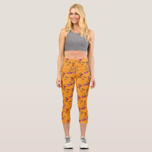 Leggings Capri Elmo   Patrón de boo de Halloween