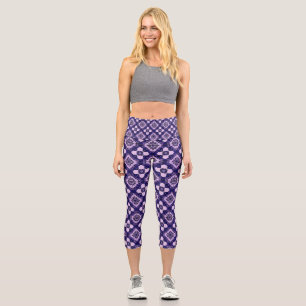 Leggings Capri 💜 Energía Vibrante de Estilo Hogareño de Capri Pú
