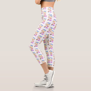 Leggings Capri Enfermera Inspira Amor Sana Med Terapeuta