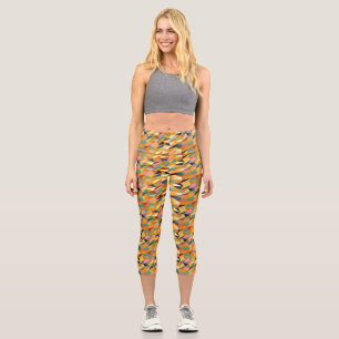 Leggings Capri enredo coloreado