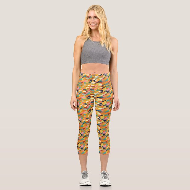 Leggings Capri enredo coloreado (Anverso)