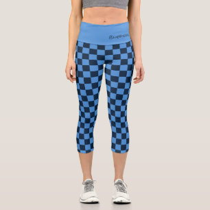 Leggings Capri Equipo deportivo Comprobación de espíritu Azul Azu