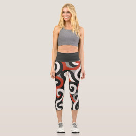 Leggings Capri Equipo Rojo