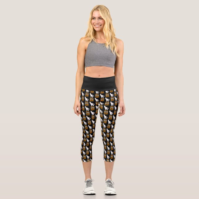 Leggings Capri Eres tan lindo gato frustrado (Anverso)