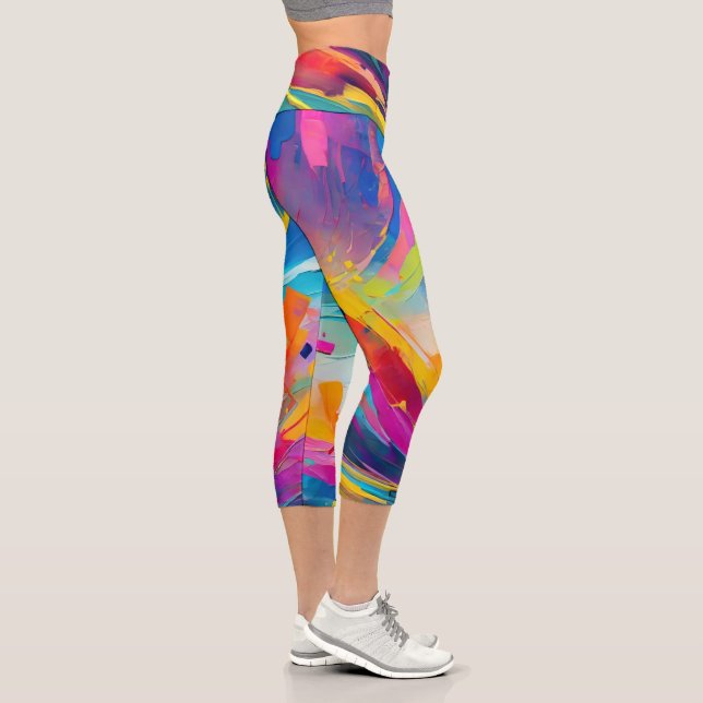 Leggings Capri Espectro vibrante (Derecha)
