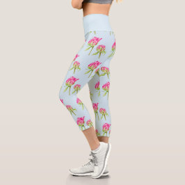 Leggings Capri Esperanza sobre los capris de yoga de alta derrota