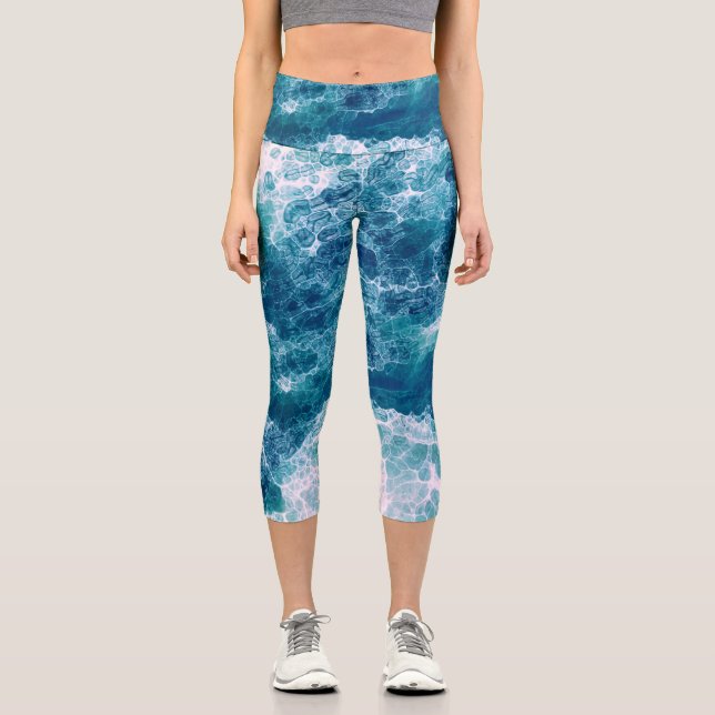 Leggings Capri Espuma de mar (Anverso)