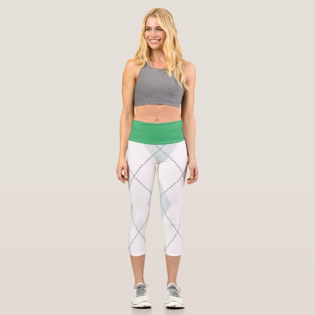 Leggings Capri Estampado | Zazzle_Growshop. (Anverso)