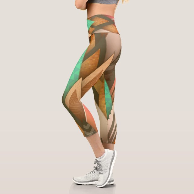 Leggings Capri Estampado | Zazzle_Growshop. (Izquierda)