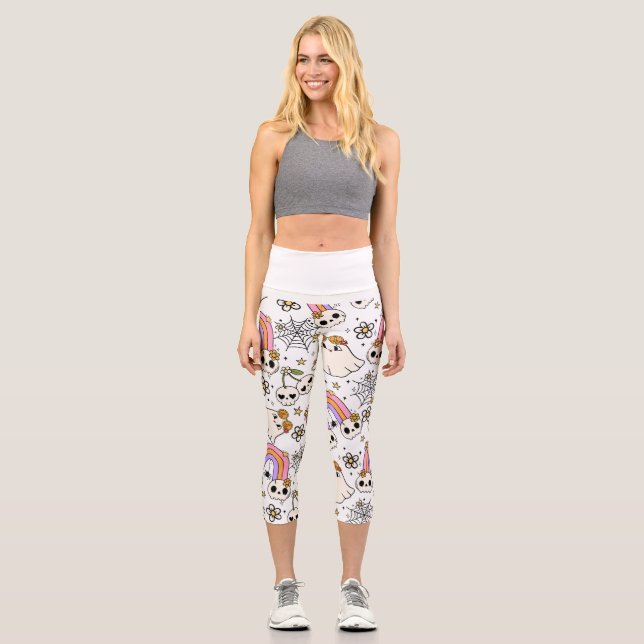 Leggings Capri Estilo: Capris de cintura alta (Anverso)