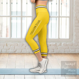 Leggings Capri Estrella amarilla