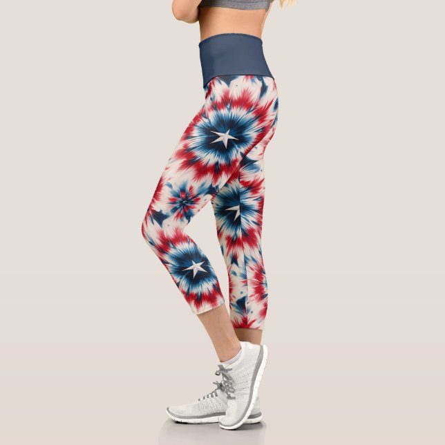Leggings Capri Estrella de EE. UU. (Izquierda)