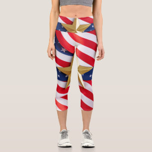 Leggings Capri Estrella de Honor