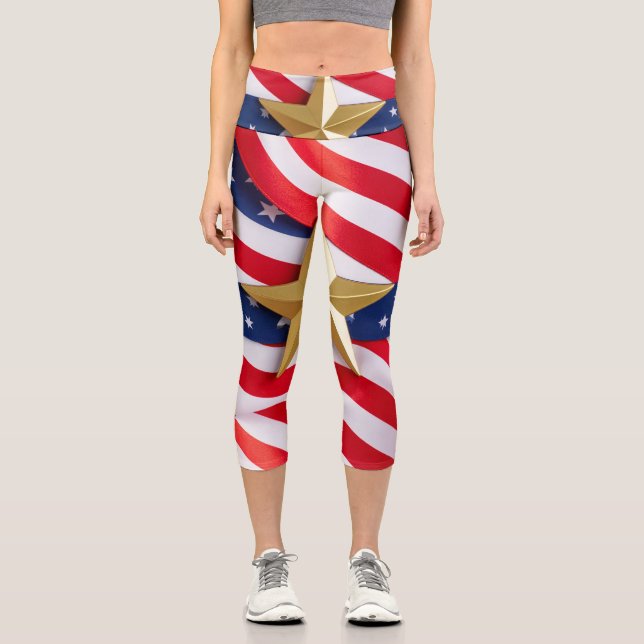 Leggings Capri Estrella de Honor (Anverso)