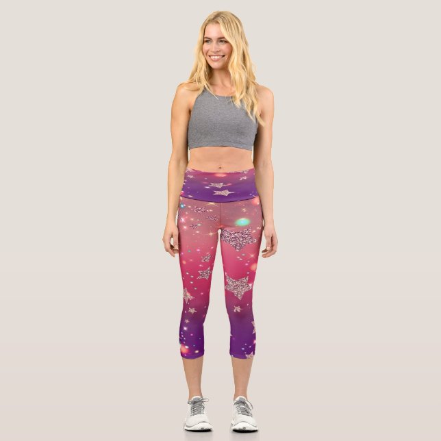 Leggings Capri Estrella de Twinkling Alta Waike Capris (Anverso)