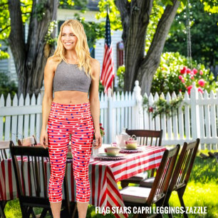 Leggings Capri Estrellas de bandera