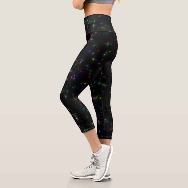 Leggings Capri Estrellas Sparkly Multicolor (Izquierda)