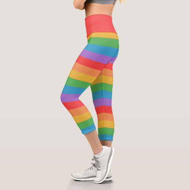Leggings Capri Estriberas arco iris (Izquierda)