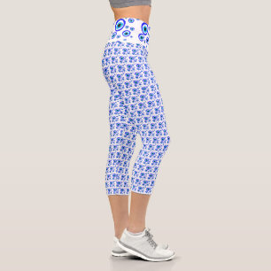 Leggings Capri Evil Eye Talisman y árabe Amulet griego / turco
