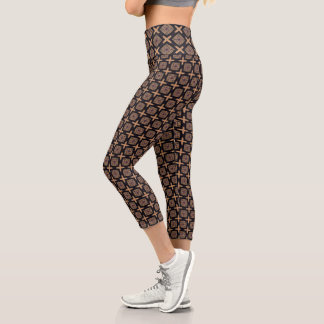 Leggings Capri Exes y cuadrados