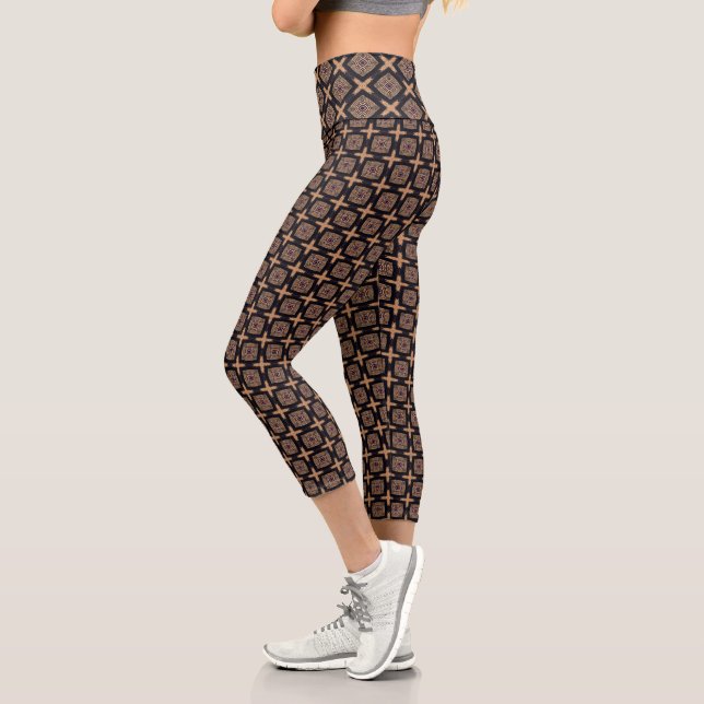 Leggings Capri Exes y cuadrados (Izquierda)