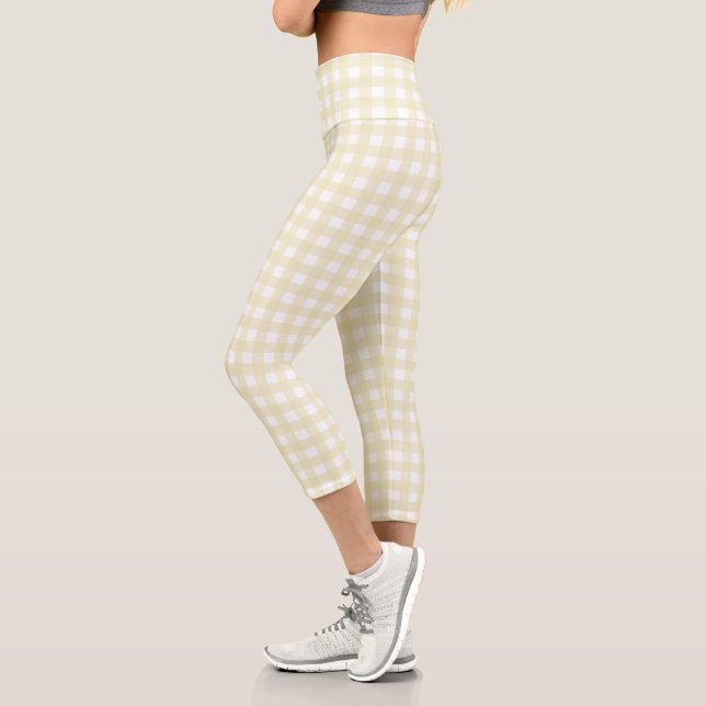 Leggings Capri F & L Yellow Gingham (Izquierda)