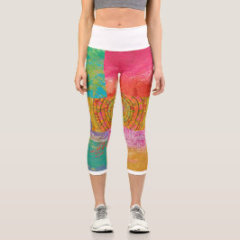 Leggings Capri Fabuloso diseño azteca