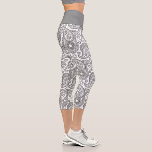 Leggings Capri Fancy Paisley Capris