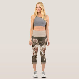 Leggings Capri Fantasía floral Capris