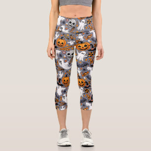 Leggings Capri Fantasmas fantasmagóricos y adorables monstruos ad