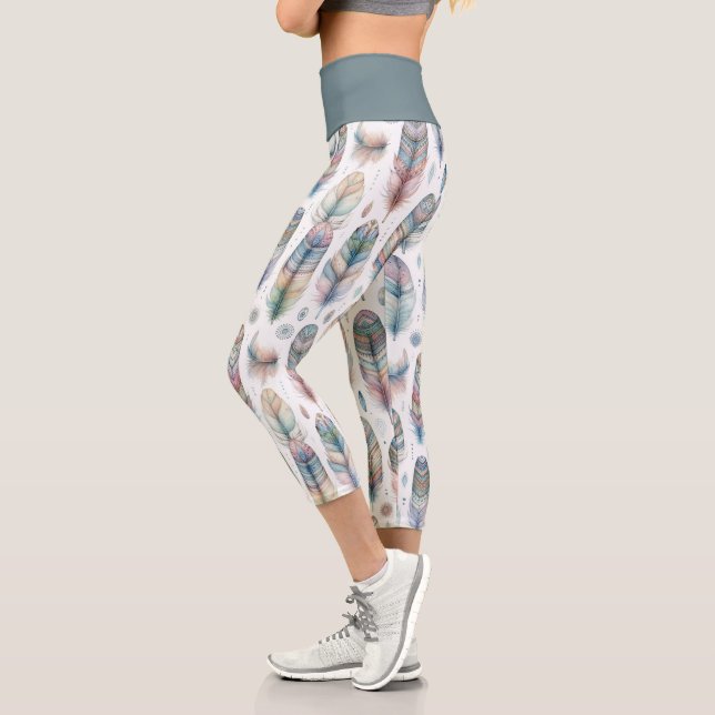 Leggings Capri Fantasy Feather (Izquierda)