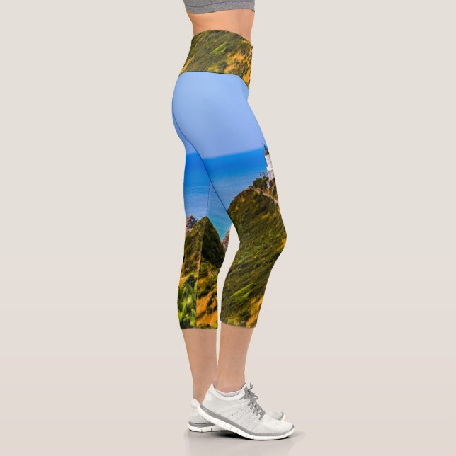 Leggings Capri Faro de Nugget Point, Nueva Zelanda (Derecha)