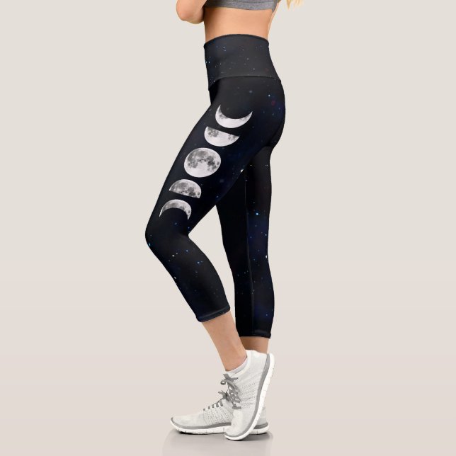Leggings Capri Fases de la luna Yoga (Izquierda)