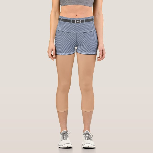 Leggings Capri Faux Shorts (Anverso)