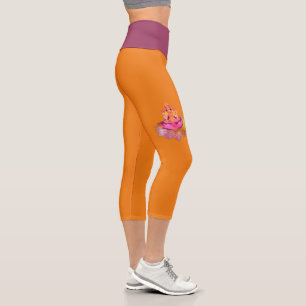Leggings Capri Feliz Diwali - Deepalavi Diosa Lakshmi 4