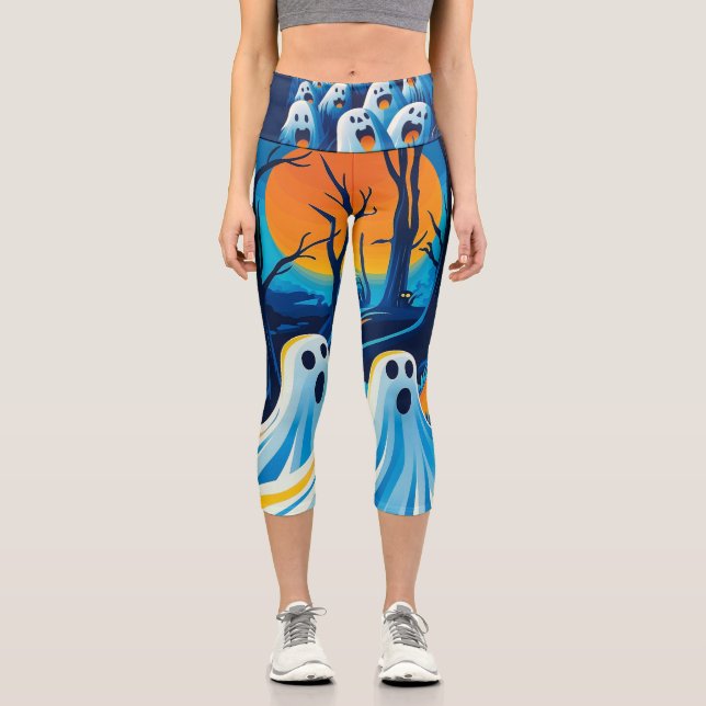 Leggings Capri Feliz Halloween (Anverso)