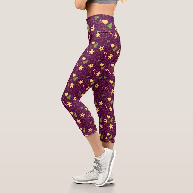 Leggings Capri Feliz Navidad. (Izquierda)