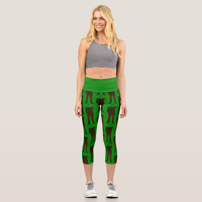 Leggings Capri feos navidades frankenstein spookmas creepmas (Anverso)