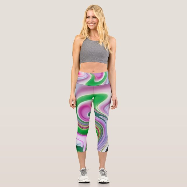 Leggings Capri Fiesta de jardín (Anverso)