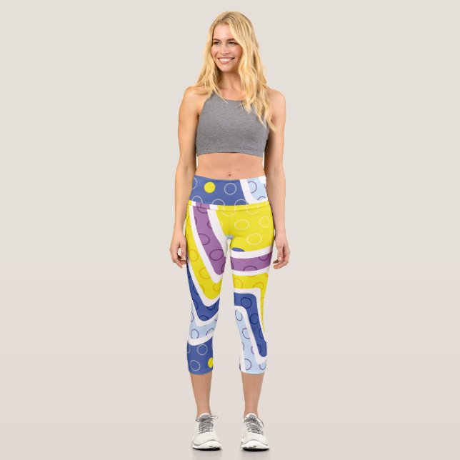 Leggings Capri Figuras geométricas 5 (Anverso)