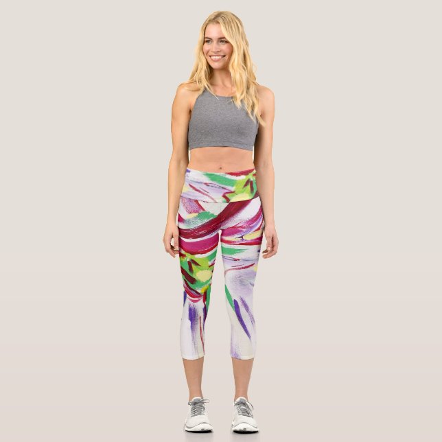 Leggings Capri Fleur montante (Anverso)