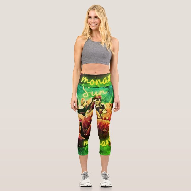 Leggings Capri Flor (Anverso)