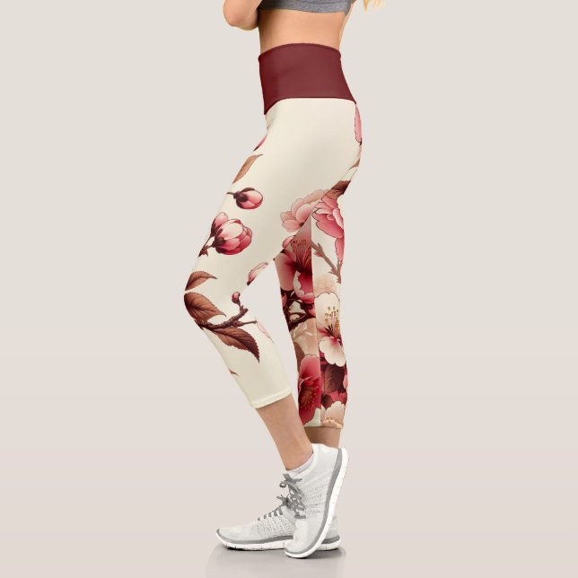 Leggings Capri Flor de Cerezo (Izquierda)