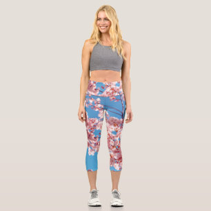 Leggings Capri Flor de cerezo Sakura