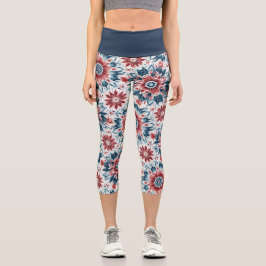 Leggings Capri Flor de la Independencia