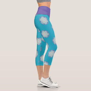 Leggings Capri Flor de la Vida - Mandala Hindú 2