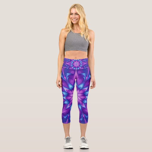 Leggings Capri Flor de Luna (Anverso)