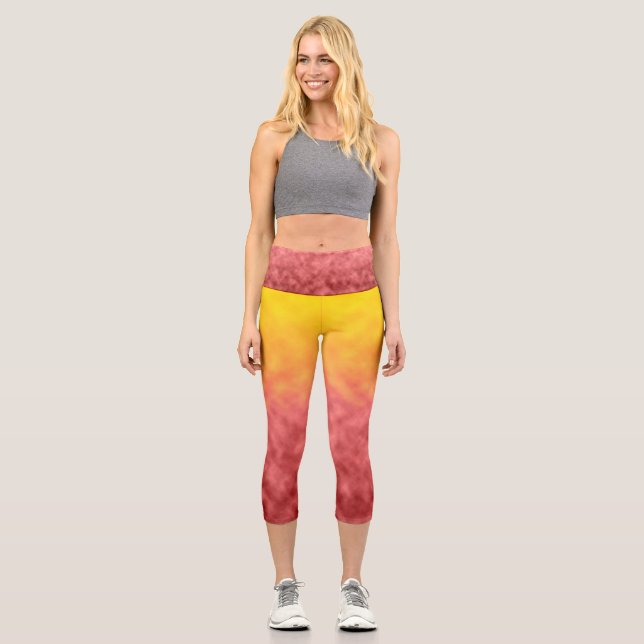 Leggings Capri Flor de solsticio (Anverso)