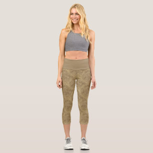 Leggings Capri Flor De Vida - sol - patrón continuo 4